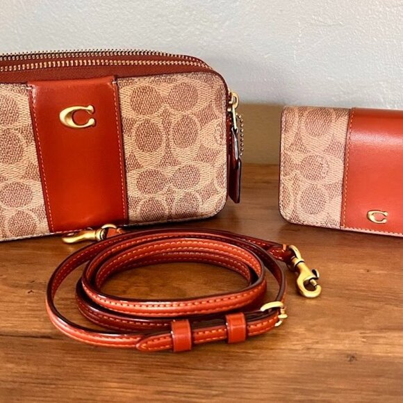 Coach Kira Crossbody Bag & matching Slim Card Case - Picture 1 of 9